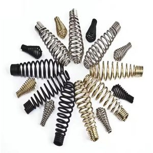 Grillrist i rustfrit stål med håndtag og trykfjeder