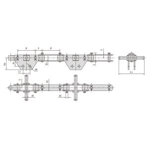 dobbeltleddet transportkæde