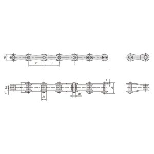 dobbeltstegs transmissionskæde