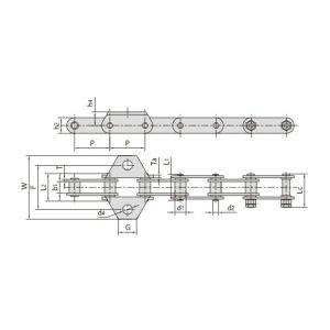 O-ring landbrugsmaskinkæde