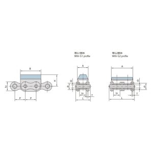 gummi fastgjort pladekæde