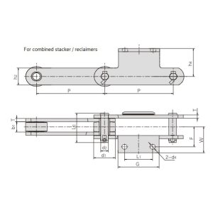 stabler-genvindingsmaskine med kædetransportør og tilbehør