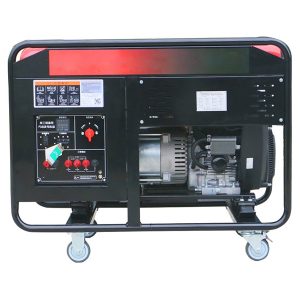 Enkelt- og trefaset benzin generator med samme effekt