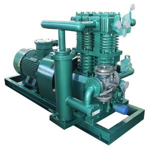 LPG-lastbil til aflæsning af kompressor