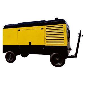 trækbar diesel-skruekompressor