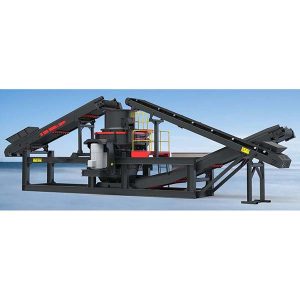 mobil sandfremstillings- og knusningsstation