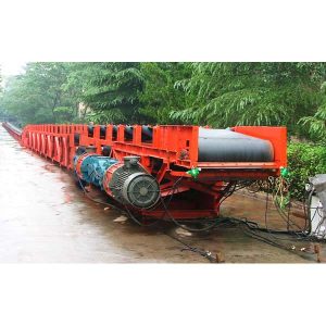 teleskopisk båndtransportør