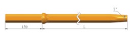 Skaft 25 x 159 mm