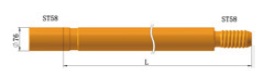 ST58-D76-ST58 borerør
